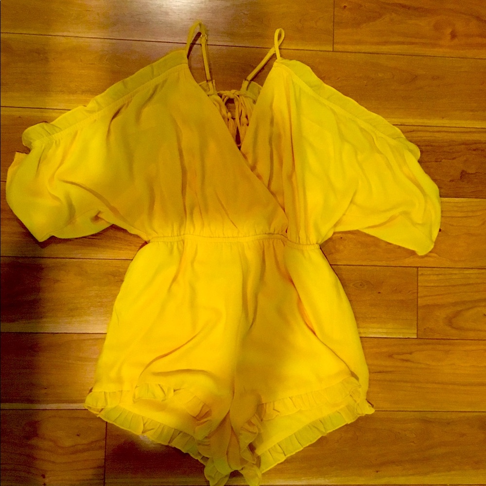 Yellow romper